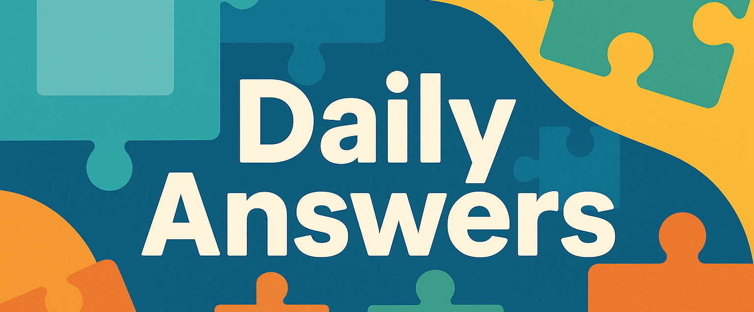 Daily Word Game Answers