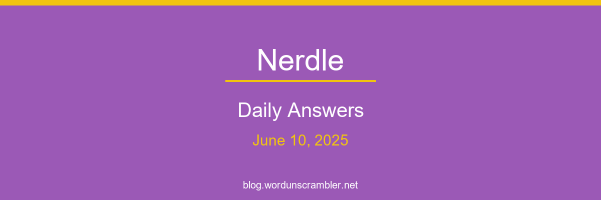 Nerdle Daily Answers