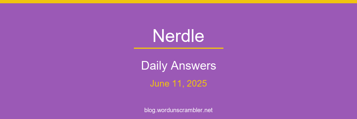 Nerdle Daily Answers