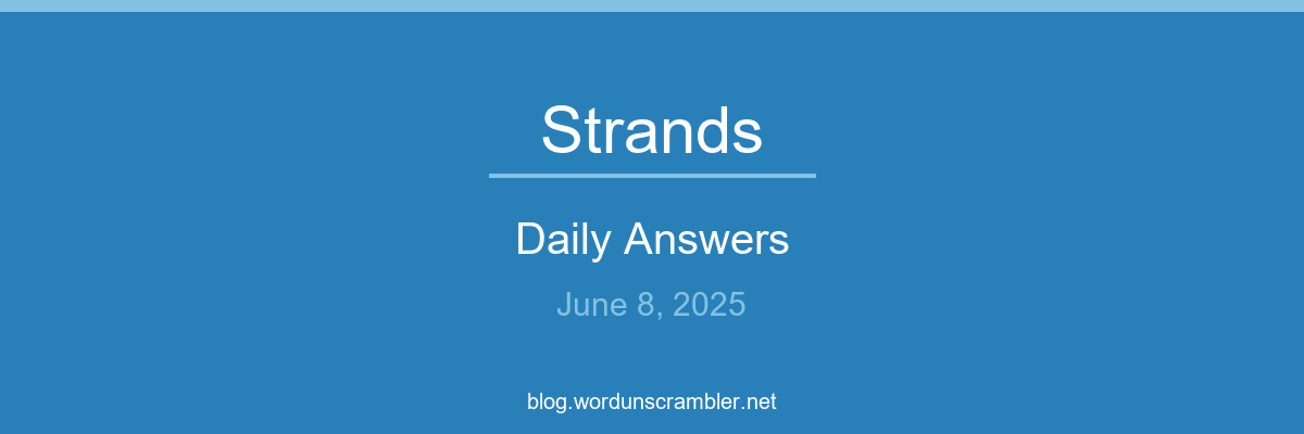Strands Daily Answers