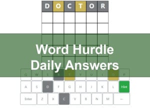 Word Hurdle Hints & Answers For Today